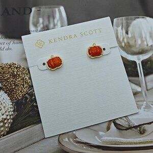 Kendra Scott gold stud earrings